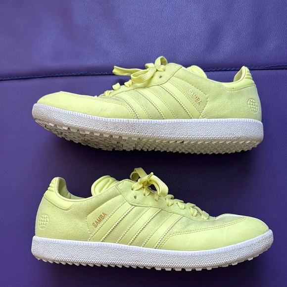 Adidas Samba Golf Lemon Sneakers - Picture 1 of 11